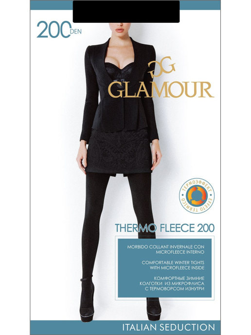 картинка Колготки Glamour Thermo Fleece 200den  от магазина Одежда+