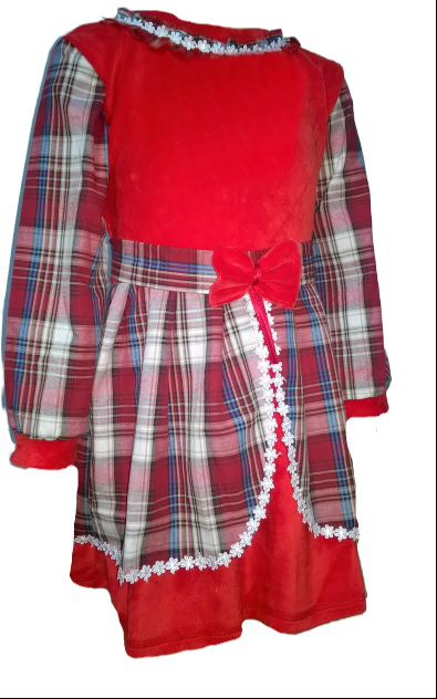 Таня шотландка платье детское